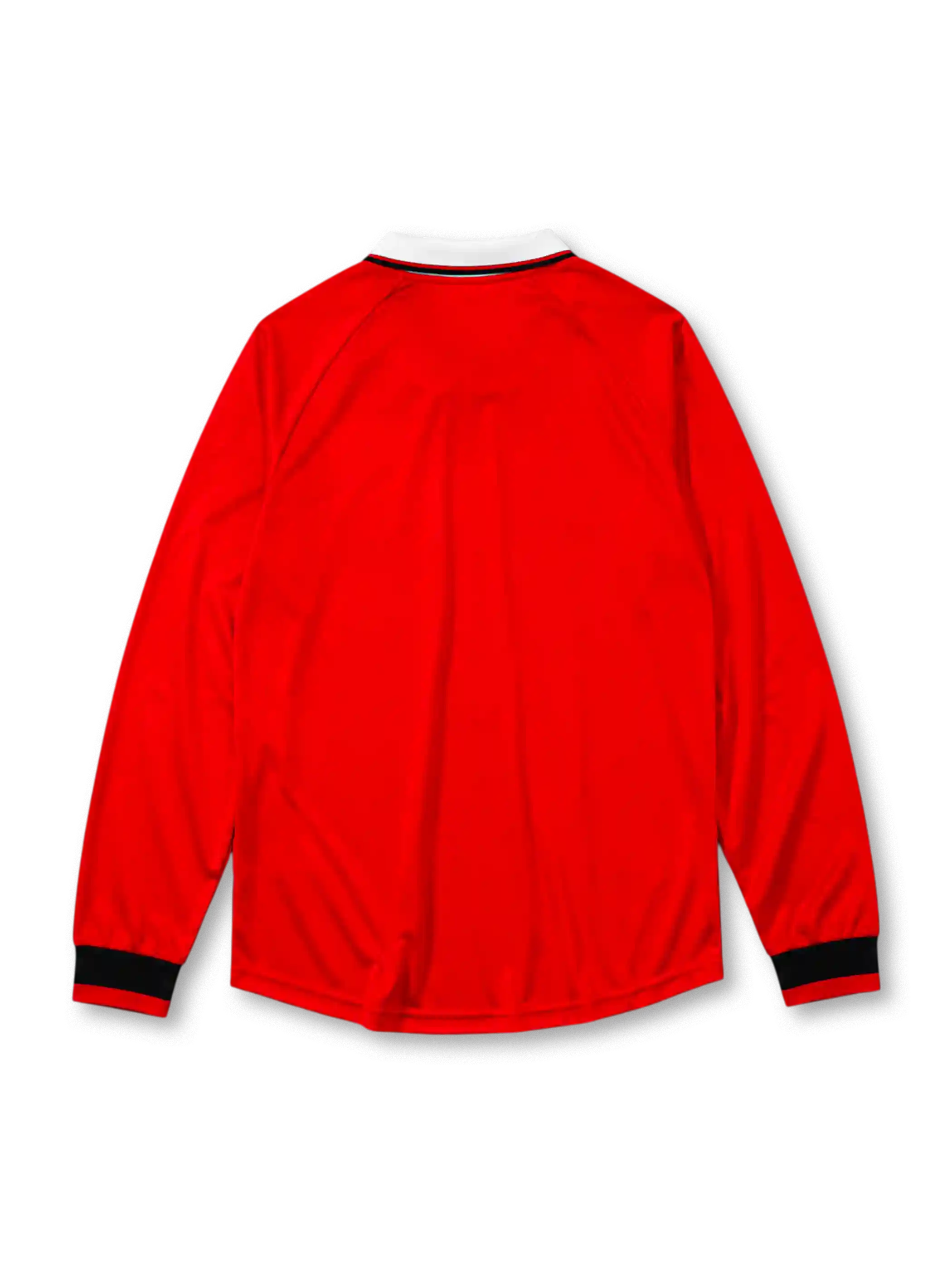 Manchester United 1999/2000 home long sleeve jersey with Camp Nou 1999 commemorative print