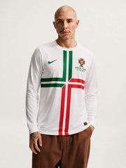 Portugal UEFA Euro 2012 Semi-Final Away Long Sleeve Jersey