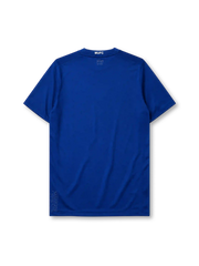Manchester United 2008/09 third jersey in royal blue with rounded crest and AIG sponsor branding
