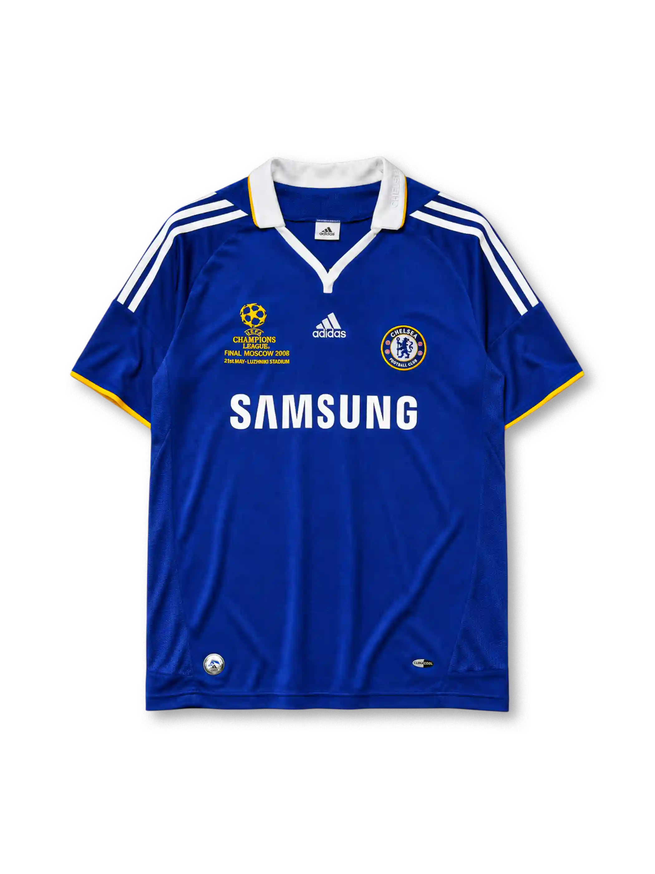 Chelsea 2008-09 home jersey with Champions League Final Moscow 2008 badge