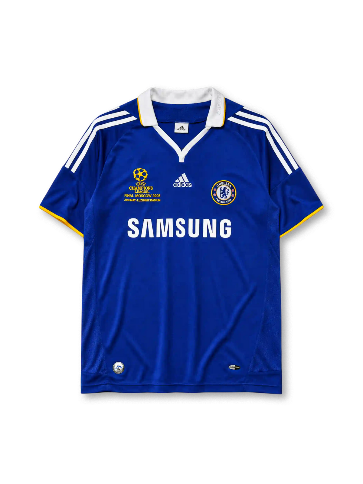 Chelsea 2008-09 home jersey with Champions League Final Moscow 2008 badge
