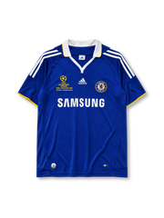 Chelsea 2008-09 home jersey with Champions League Final Moscow 2008 badge