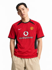 Manchester United 2002–04 Home Short Sleeve Jersey