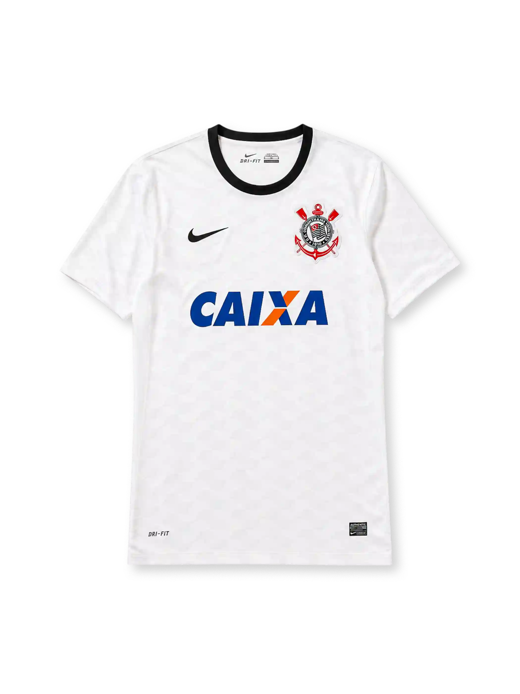 Corinthians 2012 home jersey in white with black trim