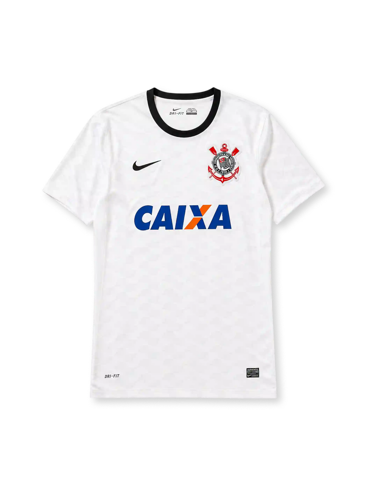 Corinthians 2012 home jersey in white with black trim