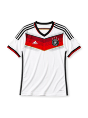 Germany 2014 home jersey with red and black chevron design
