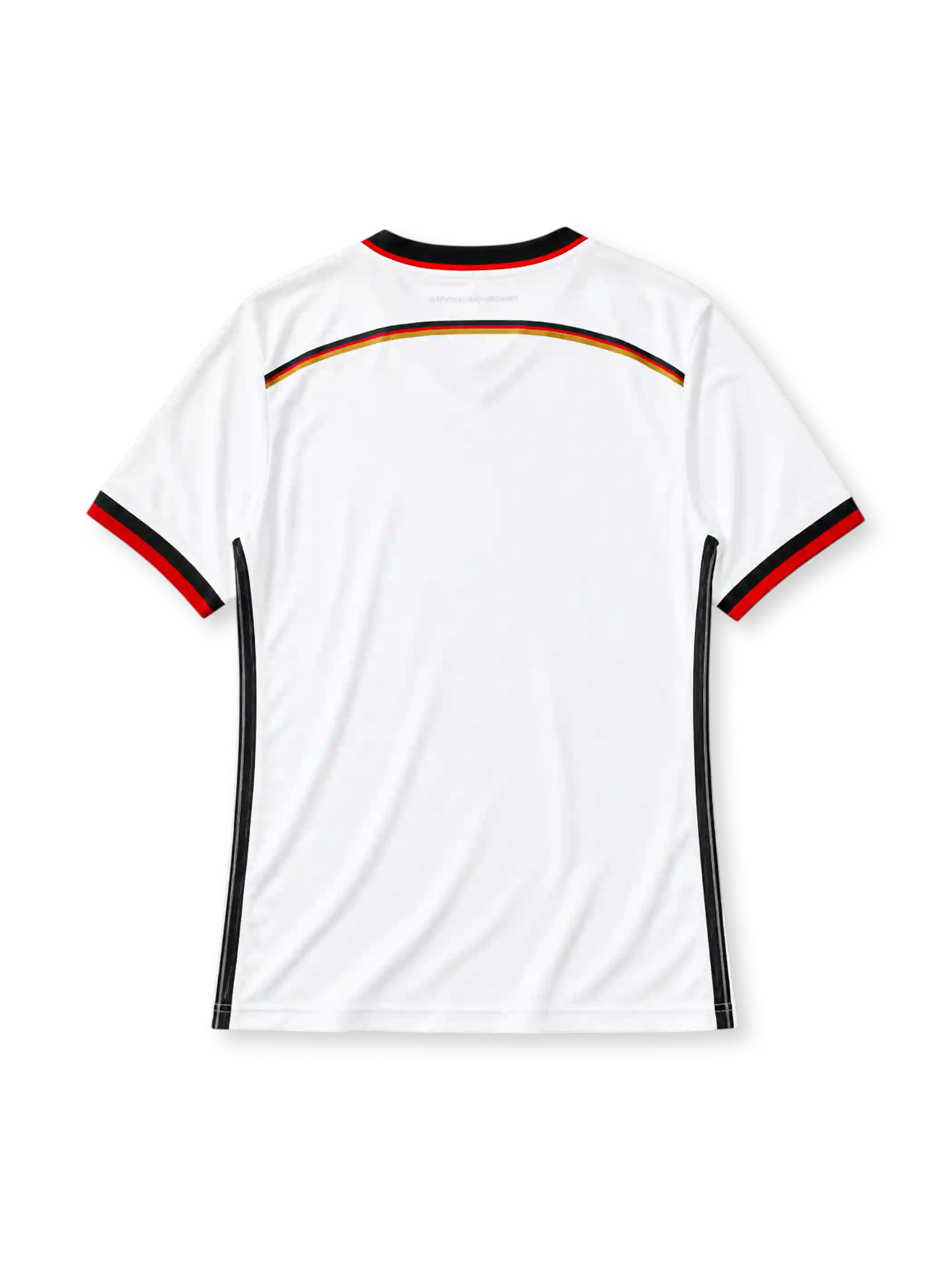 Germany 2014 home jersey with red and black chevron design