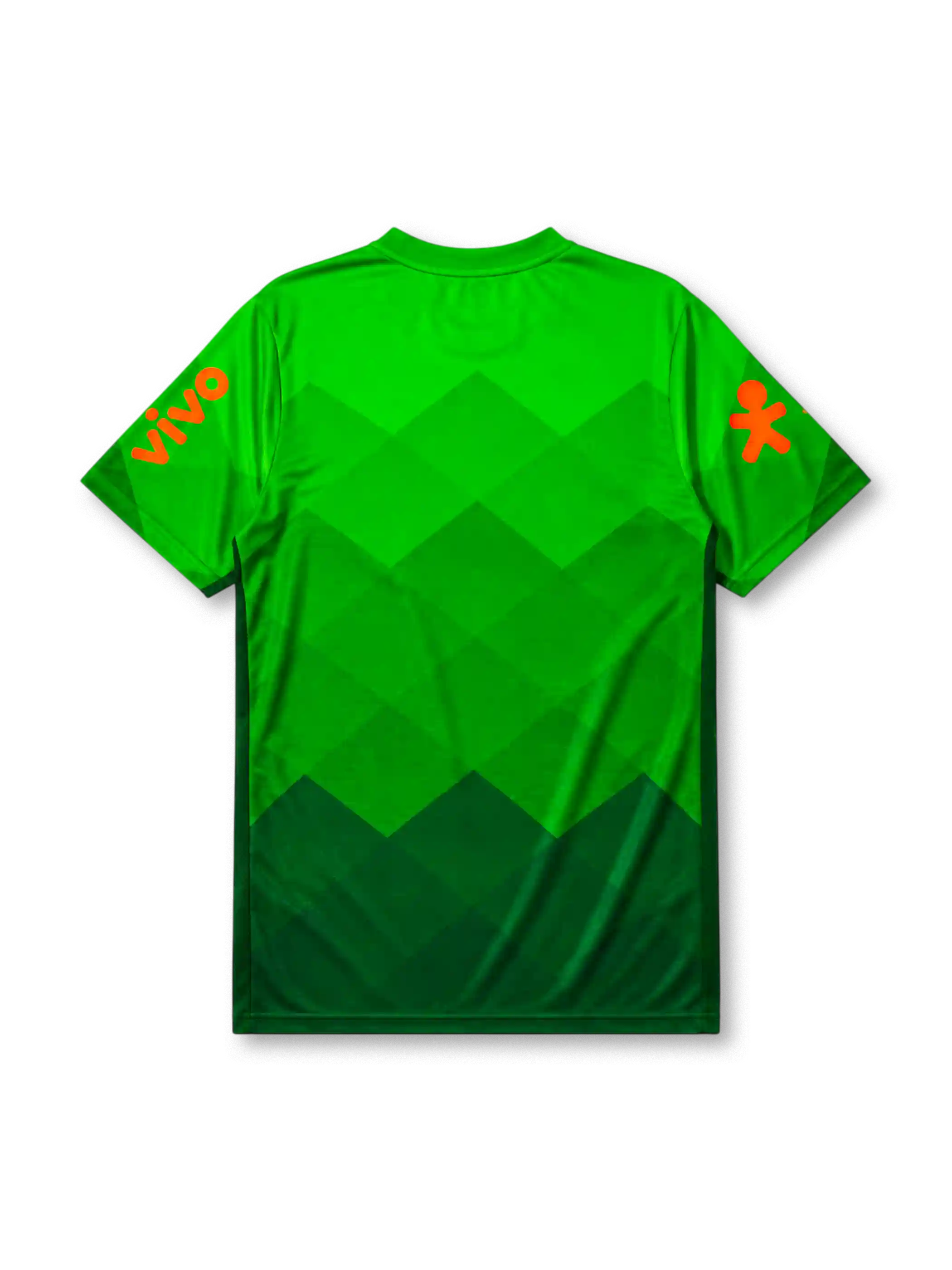 Brazil 2020 training shirt in green diamond pattern