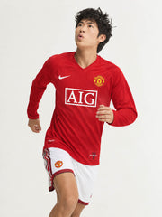 Manchester United 2007/08 Home Long Sleeve Jersey