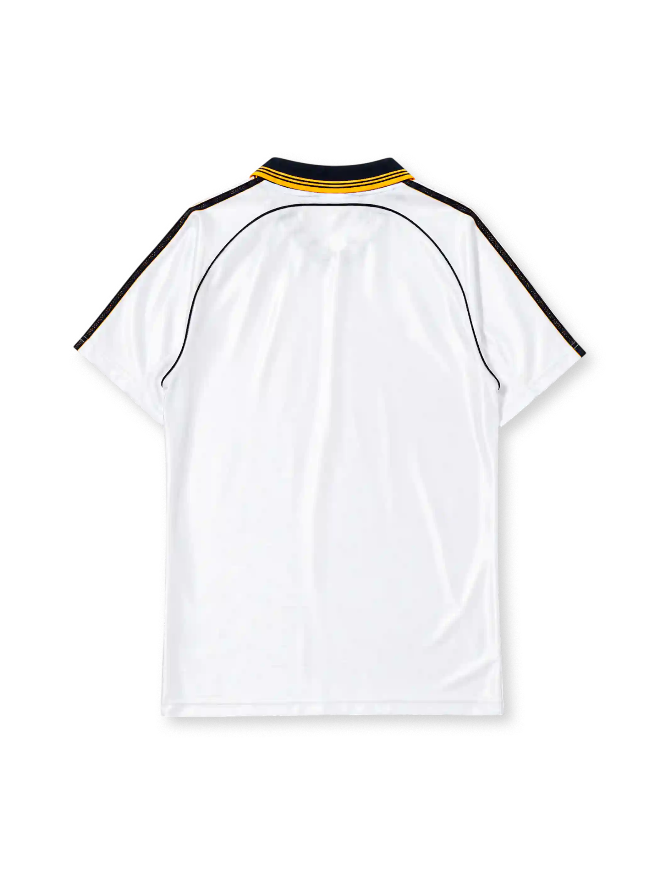 Real Madrid 1998-00 home jersey in white with navy trim