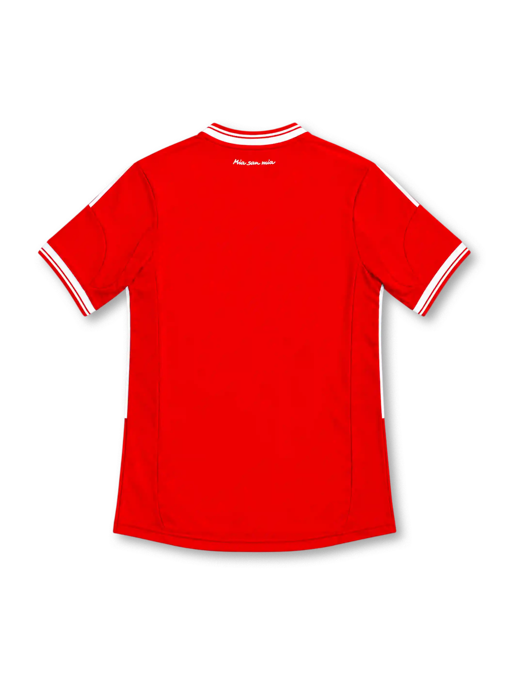 Bayern Munich 2013/14 red adidas home jersey with four-star crest, white shoulder stripes, Deutsche Telekom sponsor, tonal diamond graphics, and special 2013 Wembley Champions League Final embroidery.