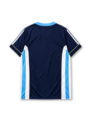 Argentina 1998 away jersey in navy with white and blue panels