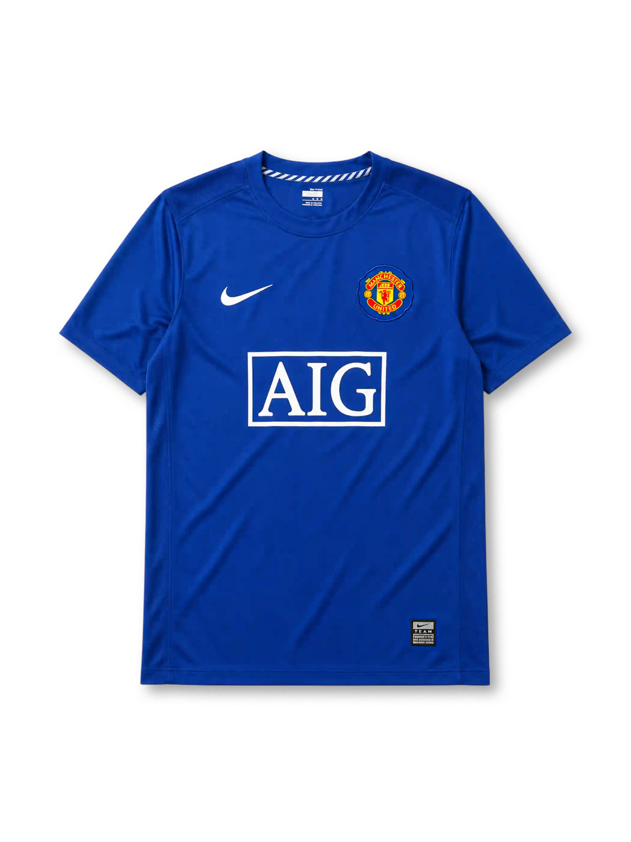 Manchester United 2008-09 third jersey in royal blue