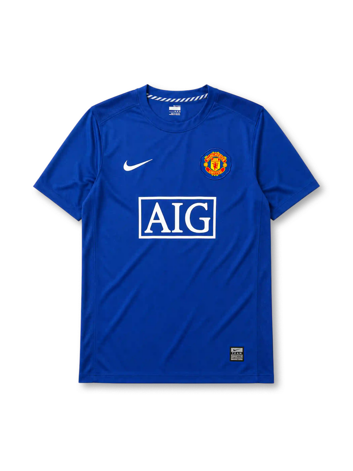 Manchester United 2008-09 third jersey in royal blue