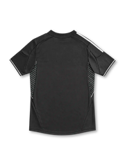 Chelsea 2013/14 black away jersey with white adidas stripes, monochrome crest and Samsung sponsor