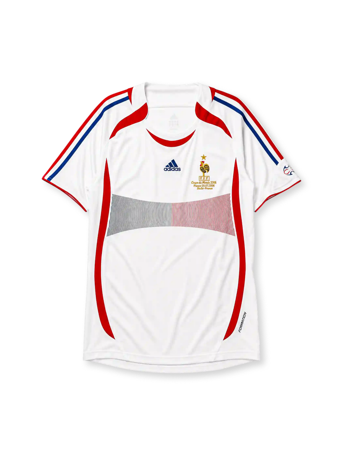 France 2006 away jersey with World Cup Final commemorative badge