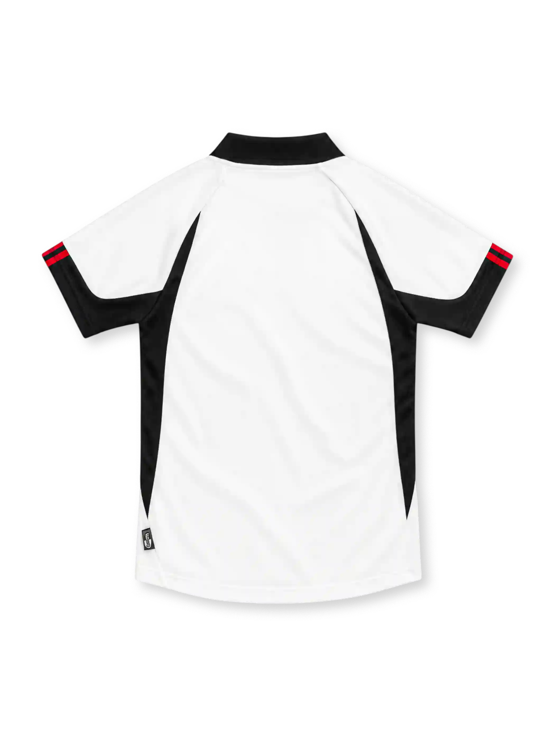 Fulham 2002/03 white home jersey with black side panels, adidas logo and betfair.com sponsor