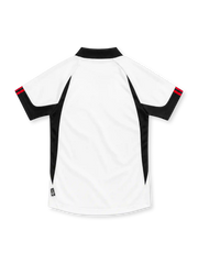 Fulham 2002/03 white home jersey with black side panels, adidas logo and betfair.com sponsor