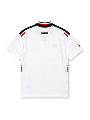 Manchester United 1998-99 away jersey in white with black banding
