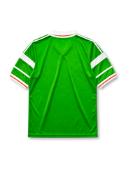 Republic of Ireland 1988-90 home jersey in green with white stripes