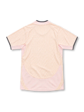 Juventus 2003/04 pink away jersey with check pattern, black trim, Nike logo and Fastweb sponsor