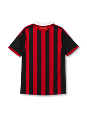 AC Milan 2009-10 home jersey in red and black stripes