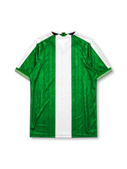 Nigeria 1996 home jersey in green and white vertical panels