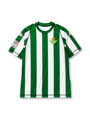 Real Betis 2003-04 home jersey in green and white stripes