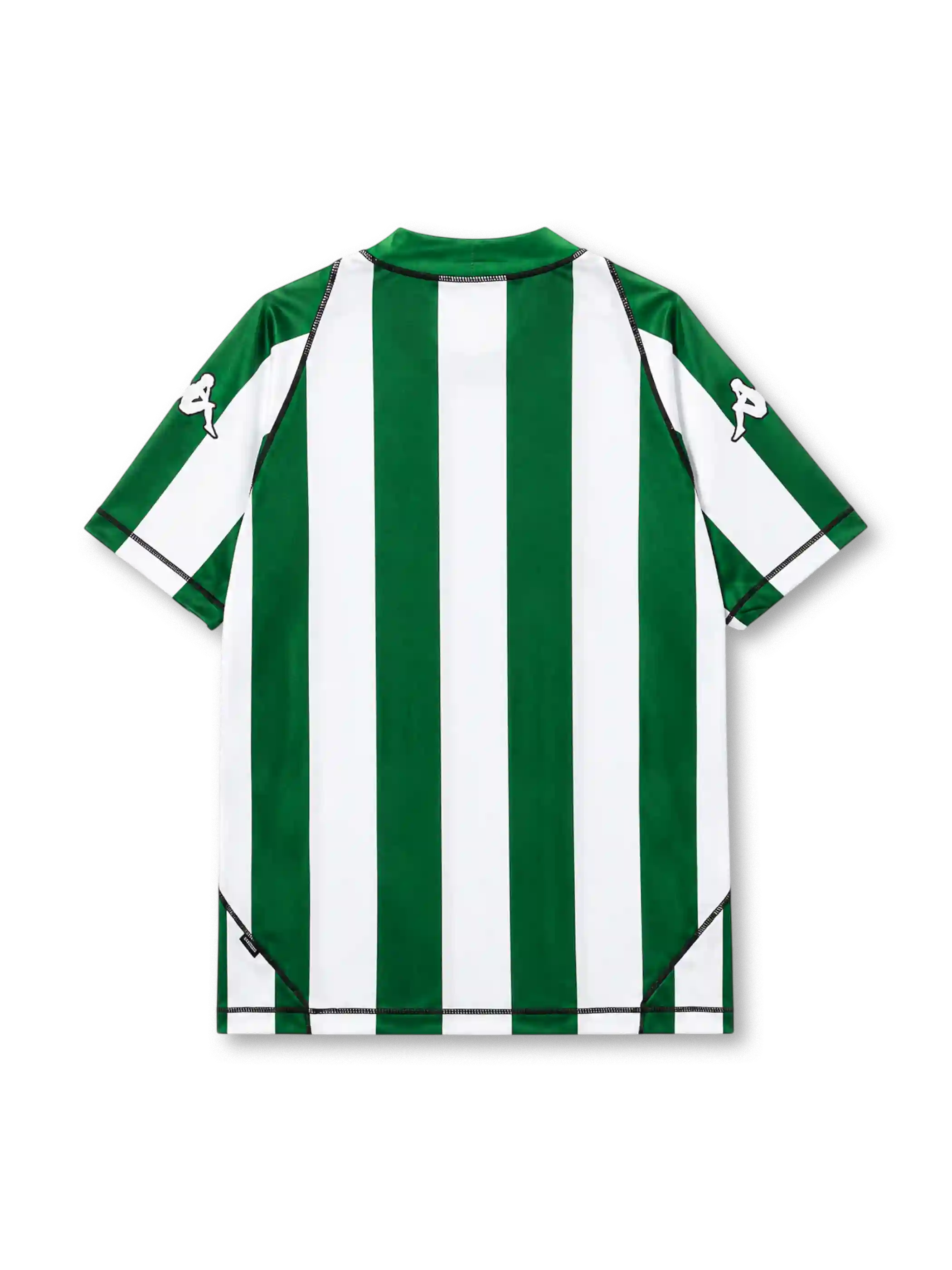 Real Betis 2003-04 home jersey in green and white stripes