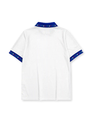Italy 1994 away jersey in white with blue flag-motif collar