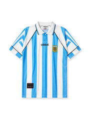 Argentina 1996-97 home jersey in sky blue and white stripes