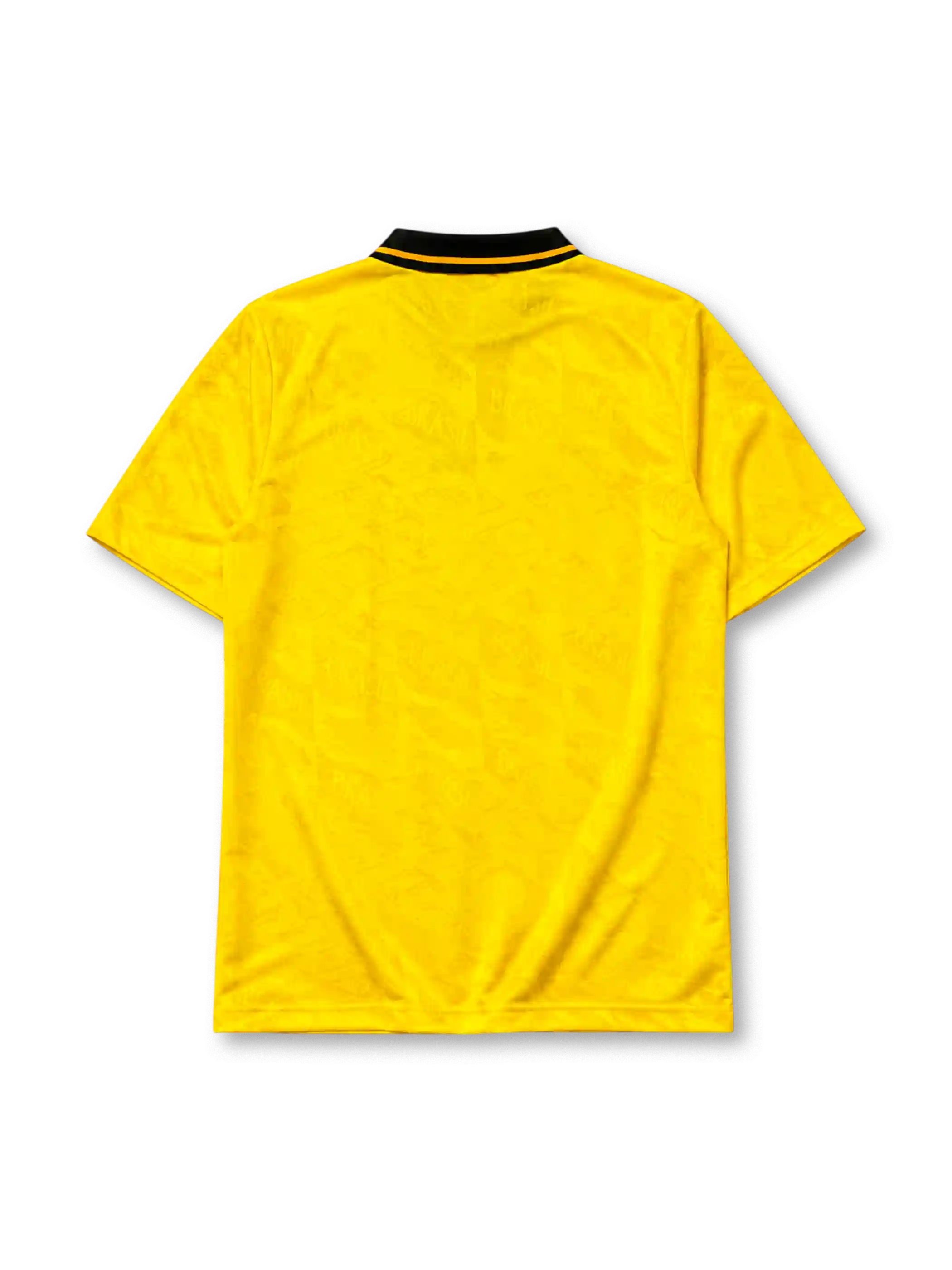 Brazil 1991-93 home jersey in yellow with zip-neck collar