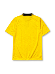 Brazil 1991-93 home jersey in yellow with zip-neck collar