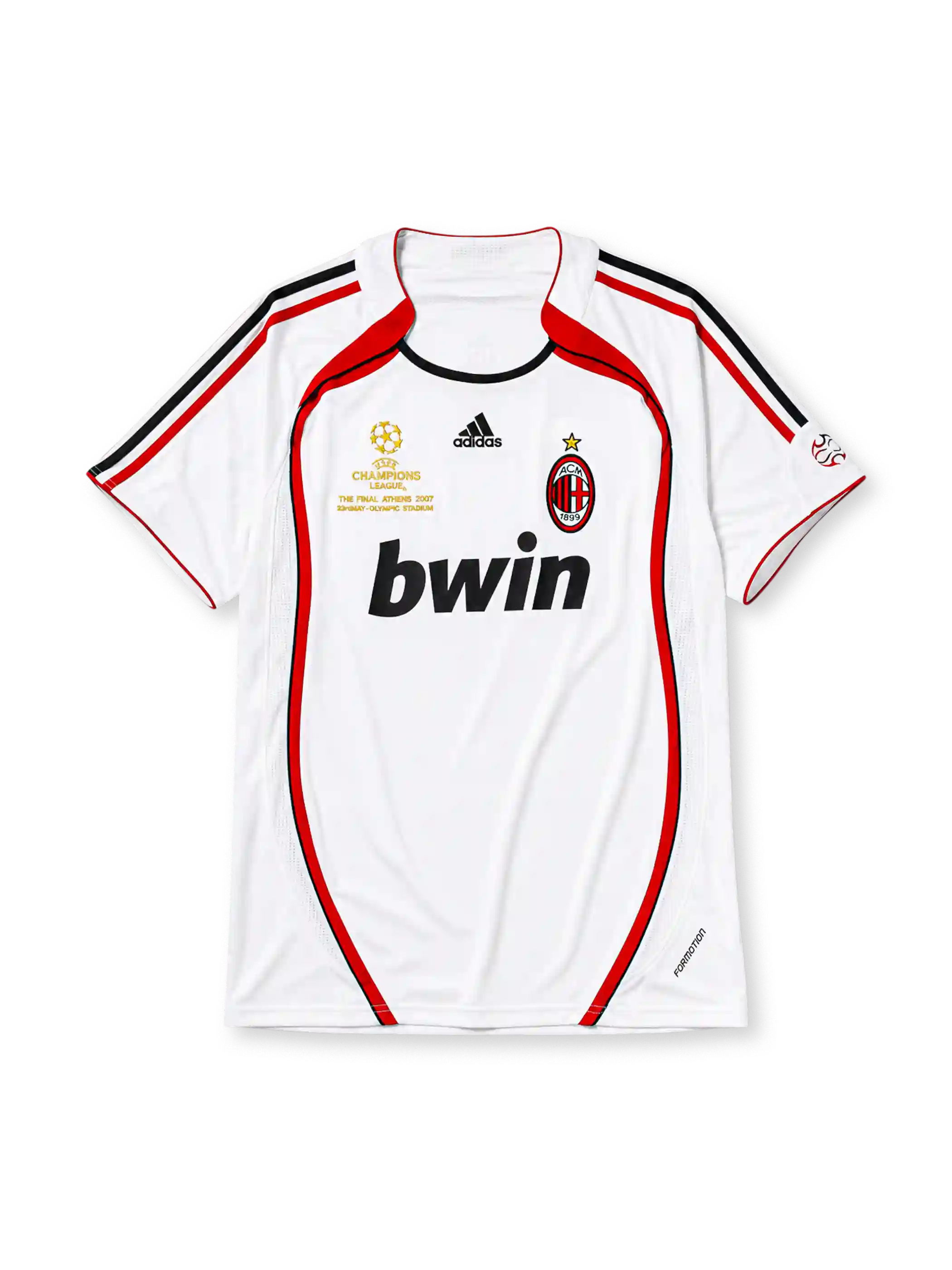 AC Milan 2006-07 away jersey with Champions League Final Athens 2007 badge