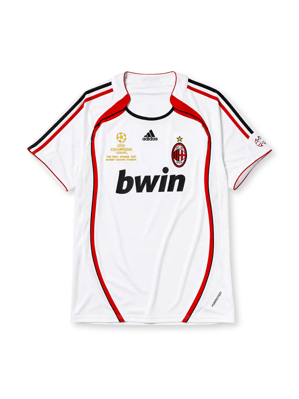 AC Milan 2006-07 away jersey with Champions League Final Athens 2007 badge