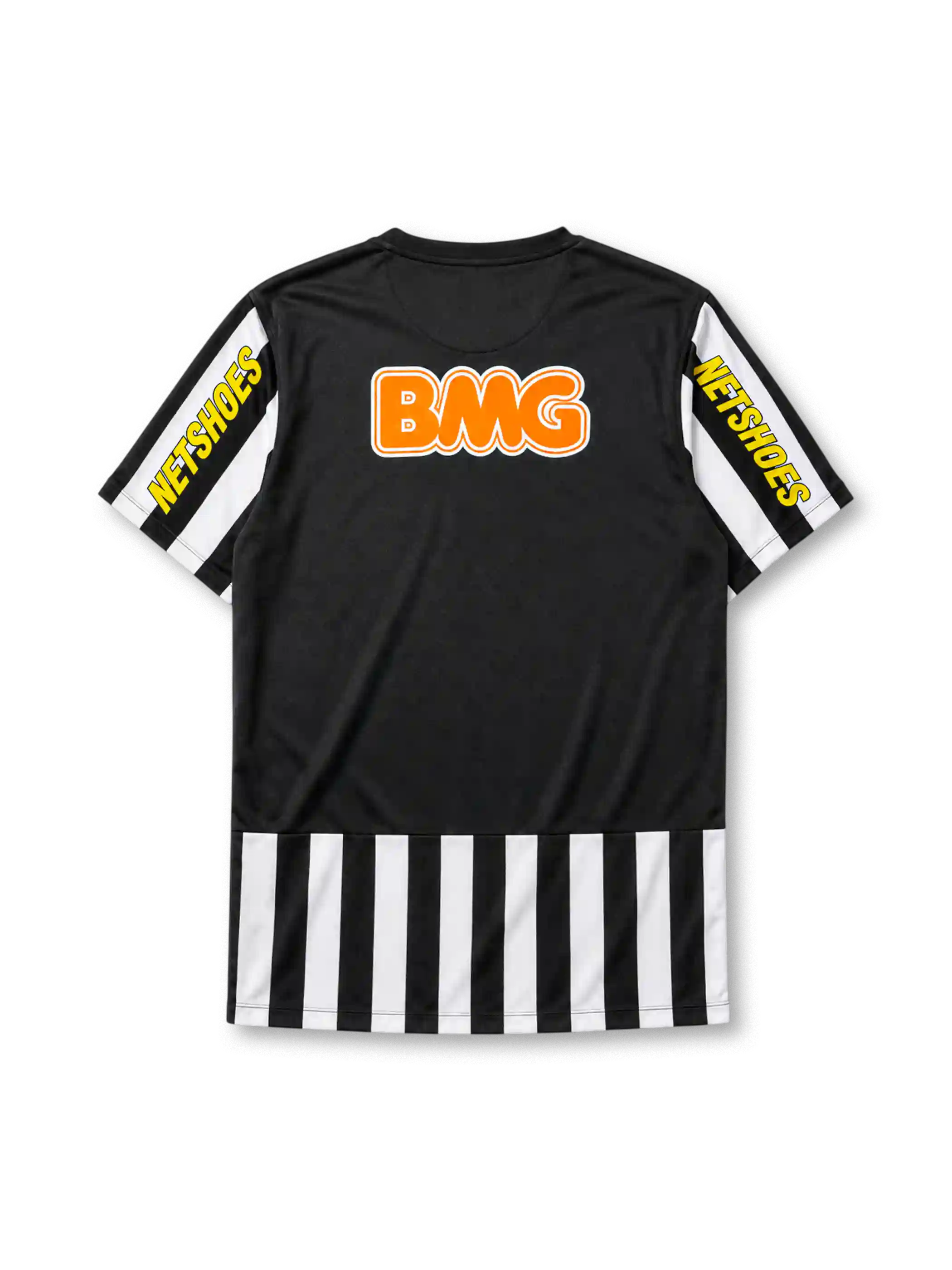 Santos FC 2013 away jersey in black and white stripes