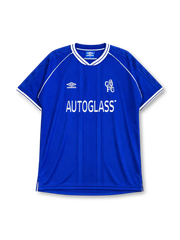 Chelsea 1999-01 home jersey in royal blue with white piping