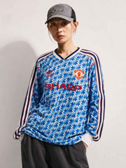 Manchester United 1990-92 Away Jersey Long Sleeve
