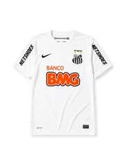 Santos FC 2013 home jersey with centenary crest in white