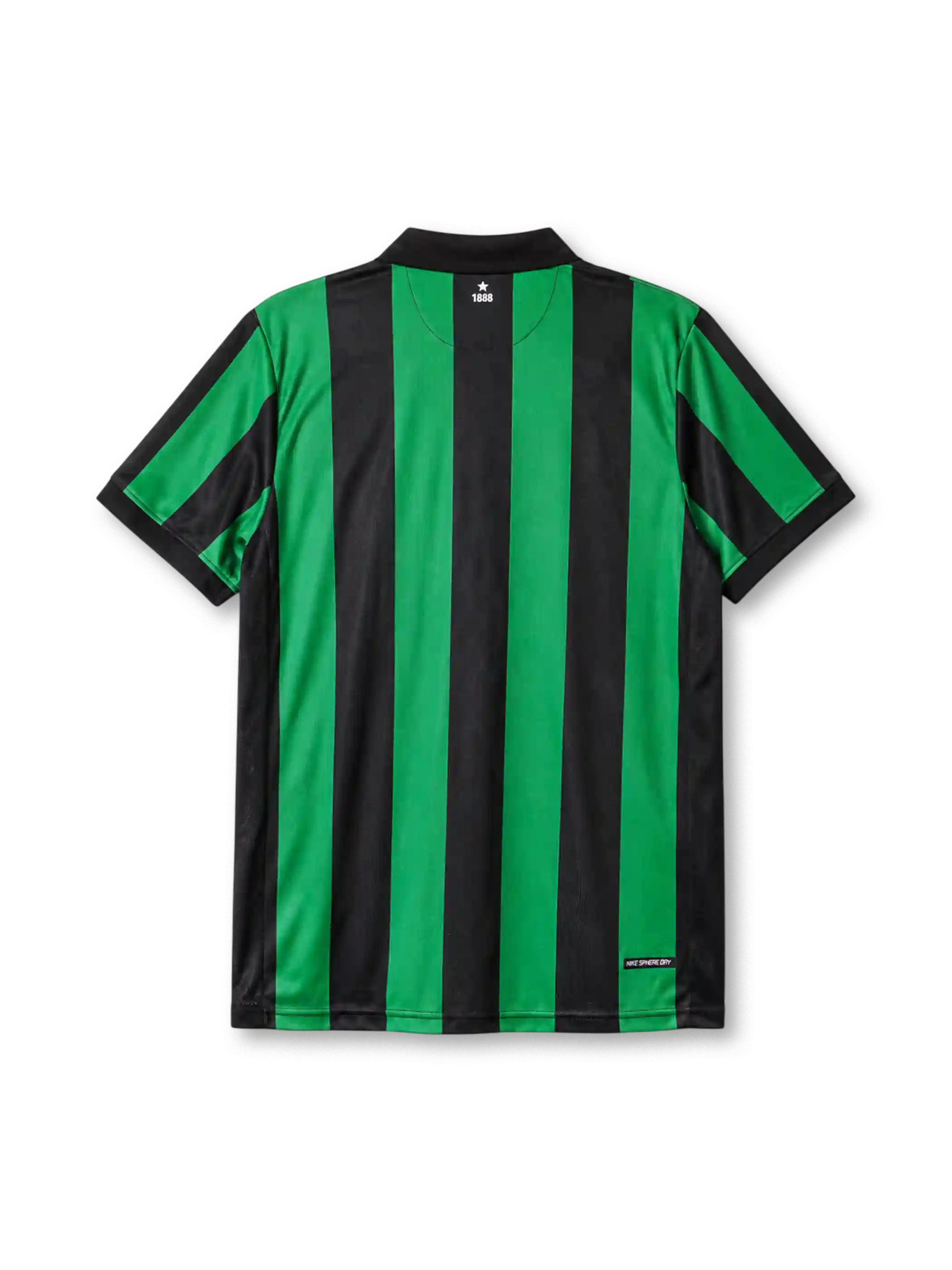 Celtic 2006-07 away jersey in green and black stripes