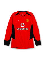 Manchester United 2002-04 Home Long Sleeve Jersey