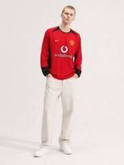 Manchester United 2002-04 Home Long Sleeve Jersey