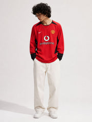 Manchester United 2002-04 Home Long Sleeve Jersey