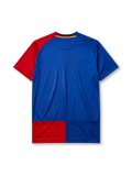 Barcelona 2008-09 Champions League final home jersey, front view, blue and red vertical halves, Nike swoosh, Final Roma 2009 commemorative text, club crest, UNICEF sponsor logo, NikeFIT hem tag