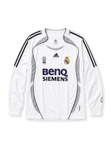 Real Madrid 2006-07 Home Long Sleeve Jersey