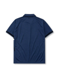 Inter Milan 1998-99 third jersey, front view, navy body with black and white central band, point collar, Nike swoosh logo, club crest with gold star, Pirelli sponsor logo