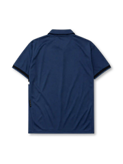 Inter Milan 1998-99 third jersey, front view, navy body with black and white central band, point collar, Nike swoosh logo, club crest with gold star, Pirelli sponsor logo
