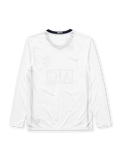 Manchester United 2008-09 white away long-sleeve retro football jersey with AIG sponsor