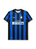 Inter Milan 2009-10 home retro football jersey with Final Madrid 2010 commemorative print