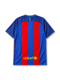 Barcelona 2016-17 blue red home retro football jersey with Qatar Airways sponsor